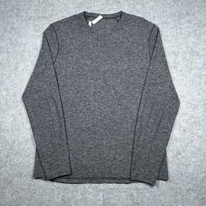 Lululemon Surge Warm Long Sleeve Shirt Men's Size XL Heathered Ash Grey Hiking